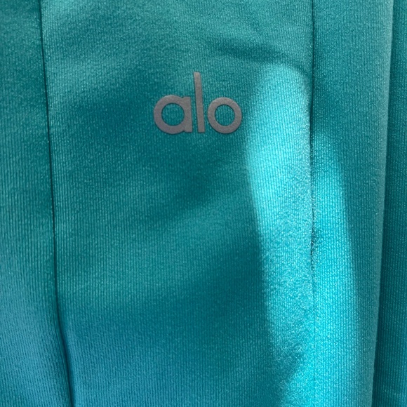 ALO Yoga High Waist Checkpoint Legging Ocean Teal Sz S - Picture 6 of 10